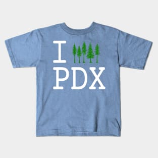 I (tree) PDX Kids T-Shirt